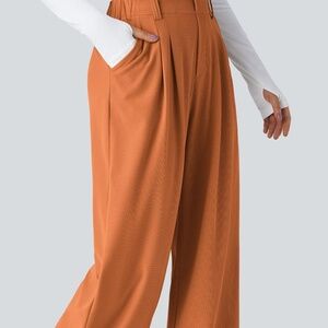 Halara Flex™ High Waisted Pocket Wide Leg Waffle Work Pants